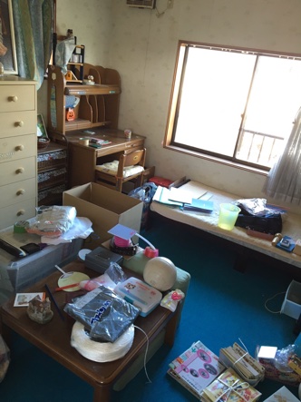 新潟市西区のお客様 さんの不用品回収前の部屋の画像