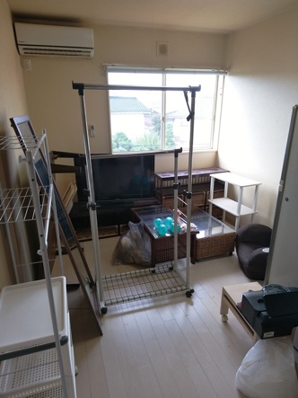 新潟市東区のお客様 さんの不用品回収前の部屋の画像