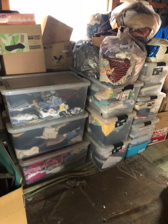 妙高市のお客様 Yさんの不用品回収前の部屋の画像