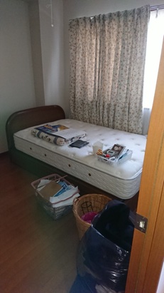 三条市のお客様 K様さんの不用品回収前の部屋の画像