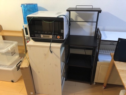 新潟市北区のお客様 さんの不用品回収前の部屋の画像