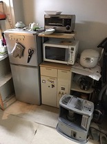 新潟市江南区のお客様 さんの不用品回収前の部屋の画像