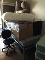加茂市のお客様 さんの不用品回収前の部屋の画像